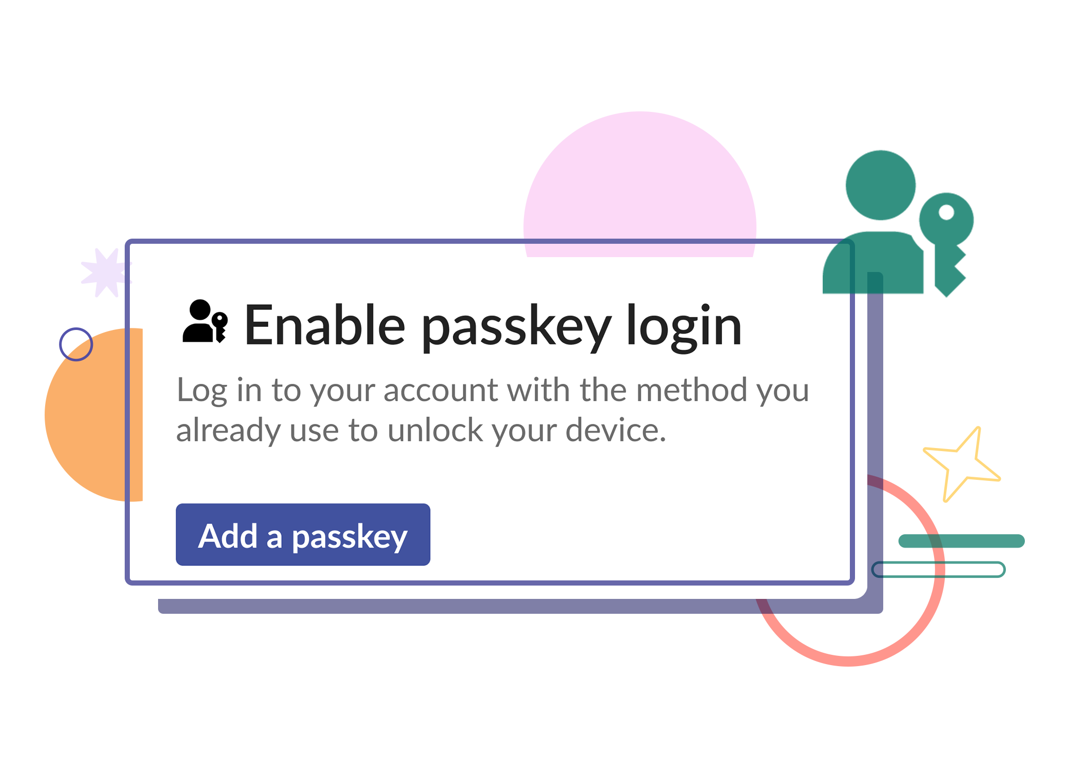 Passkey login Passkey Flex Passage by 1Password